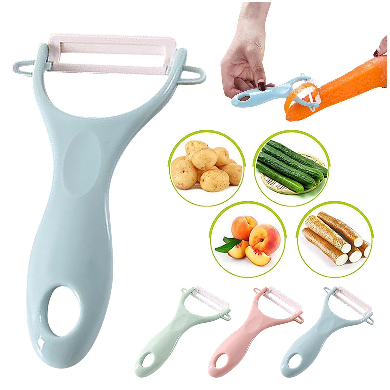 Baby Food Vegetables - Descascador de cerâmica criativo prático multi-função
