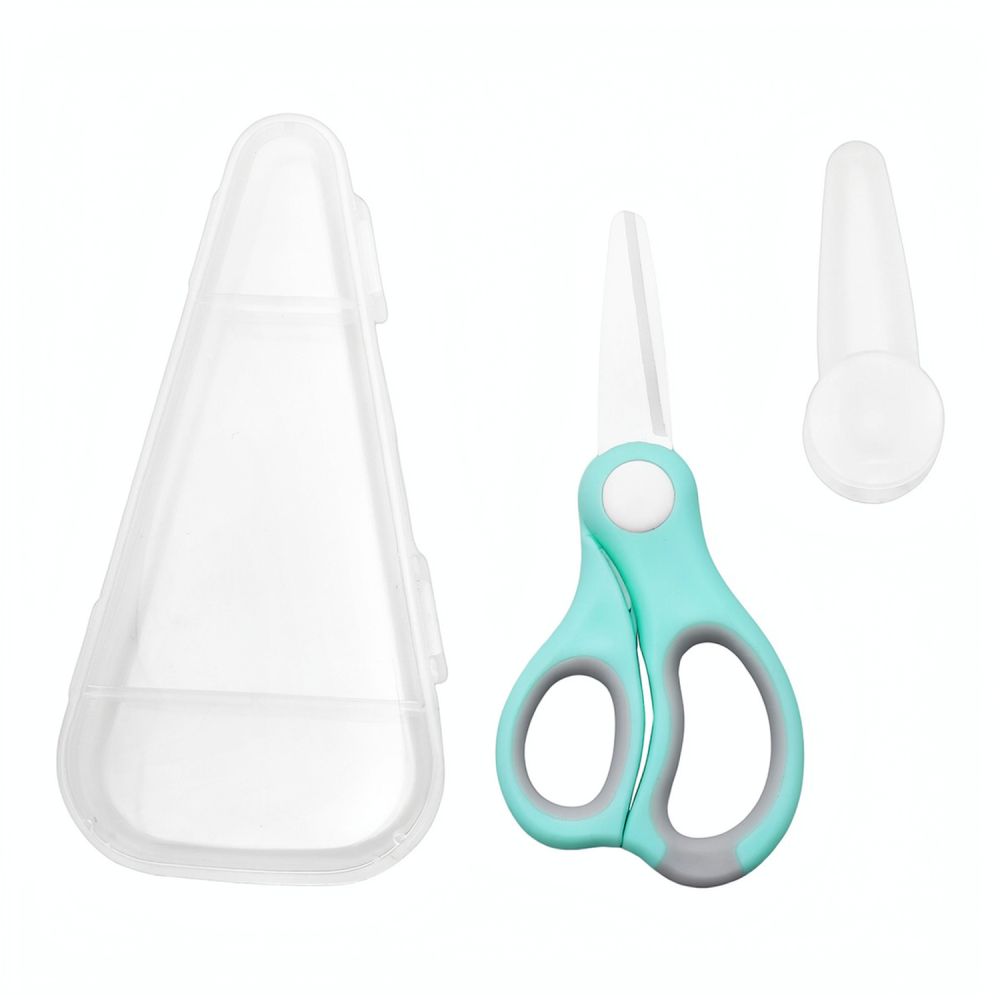 Baby Food Scissors - Tesoura de cerâmica segura para alimentos,