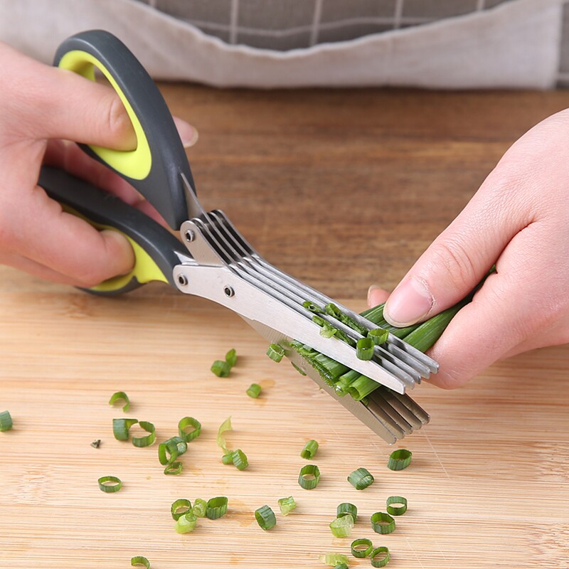 Tesoura para Cebolinha Picada, - Baby Food Scissors avaliação e preço