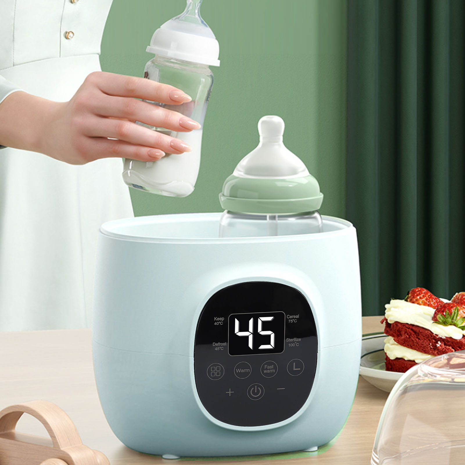 Aquecedor de mamadeira 200W PP - Baby Food Warmer avaliação e preço